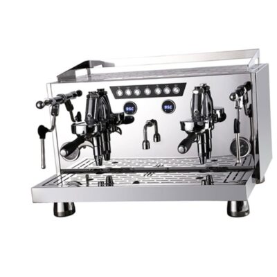 Gemilai CRM3245 New Multifunctional 58mm Manual 2 Group Commercial Espresso Machine